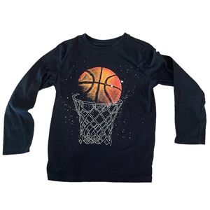 Kids Basketball LS Tee